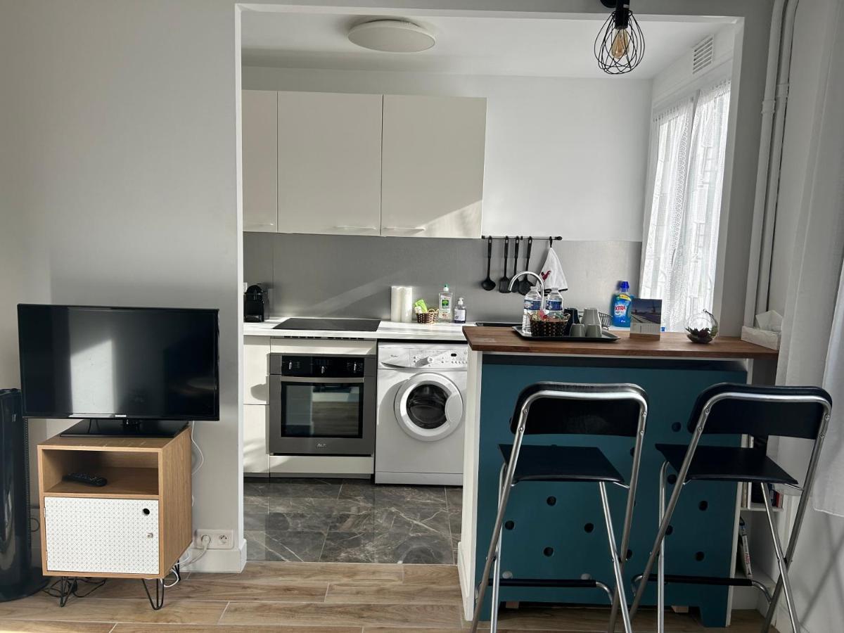 Cosy Studio Proche De La Defense Arena له غارن-كولومبس المظهر الخارجي الصورة